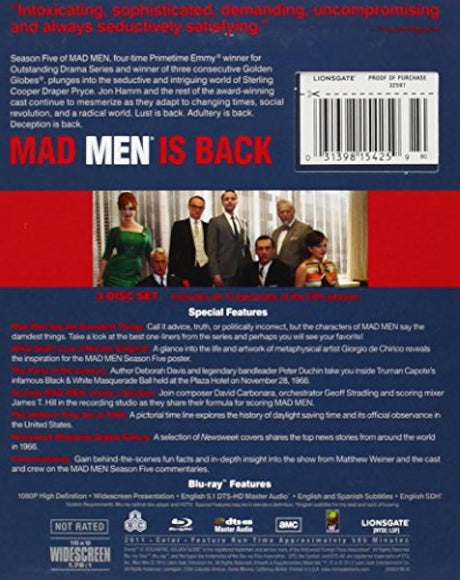 Mad Men: Season 5 [Blu-ray]