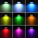 luz para césped, 2 en 1, impermeable, control remoto
