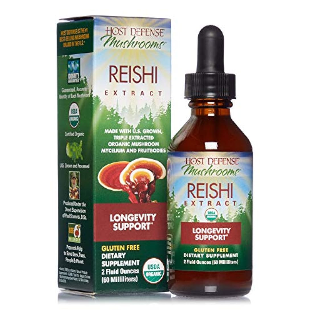 Host Defense - Extracto de Reishi apoya un corazón saludable