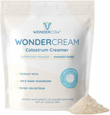 Suplemento en polvo WonderCow: Crema, sin azúcar, keto.