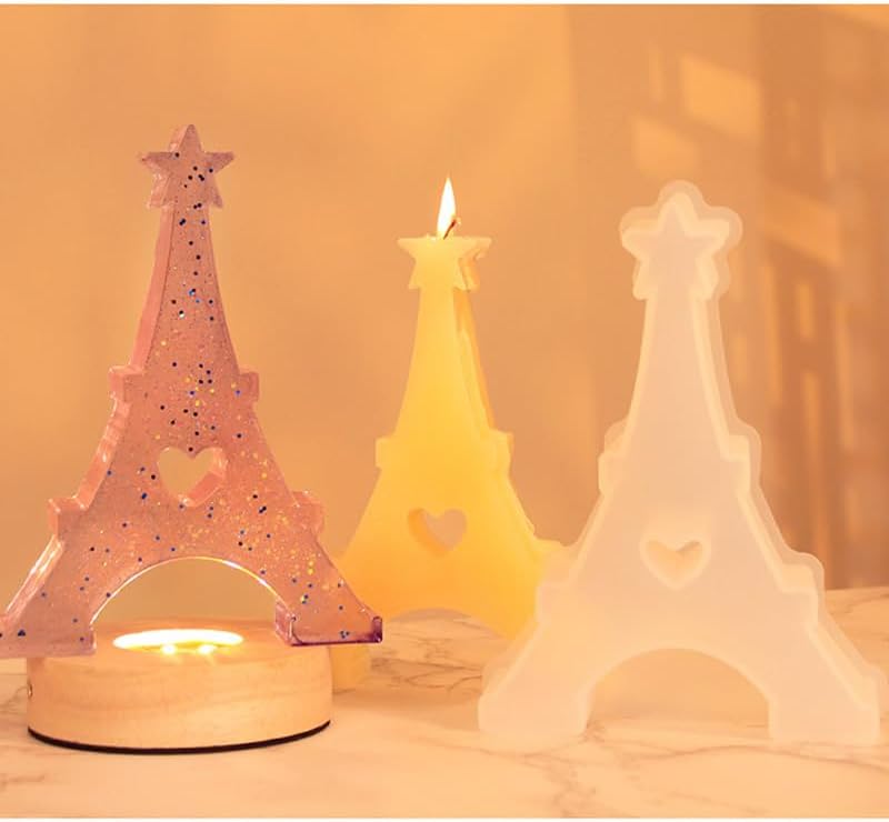 Molde de Silicona Torre de Hierro para Aromatizantes, Marca XYZ