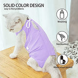 TRAJE profesional de recuperación de gatos para heridas abdominales o enfermedades de la piel, después de la cirugía, uso antilesiones, alternativa transpirable de cuello E para gatos