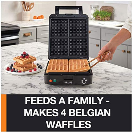 Wafflera  con temperatura ajustable y platillos removibles