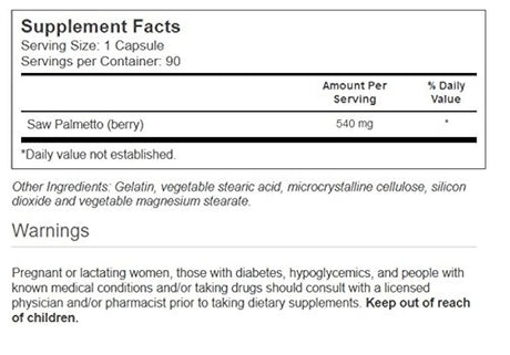 vitacost Saw Palmetto – -540 mg – 90 Cápsulas
