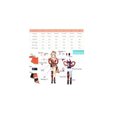 Disfraz Anime Keqing y Amber de Genshin Impact talla S