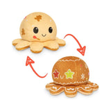 Peluche reversible de pulpo pan de jengibre