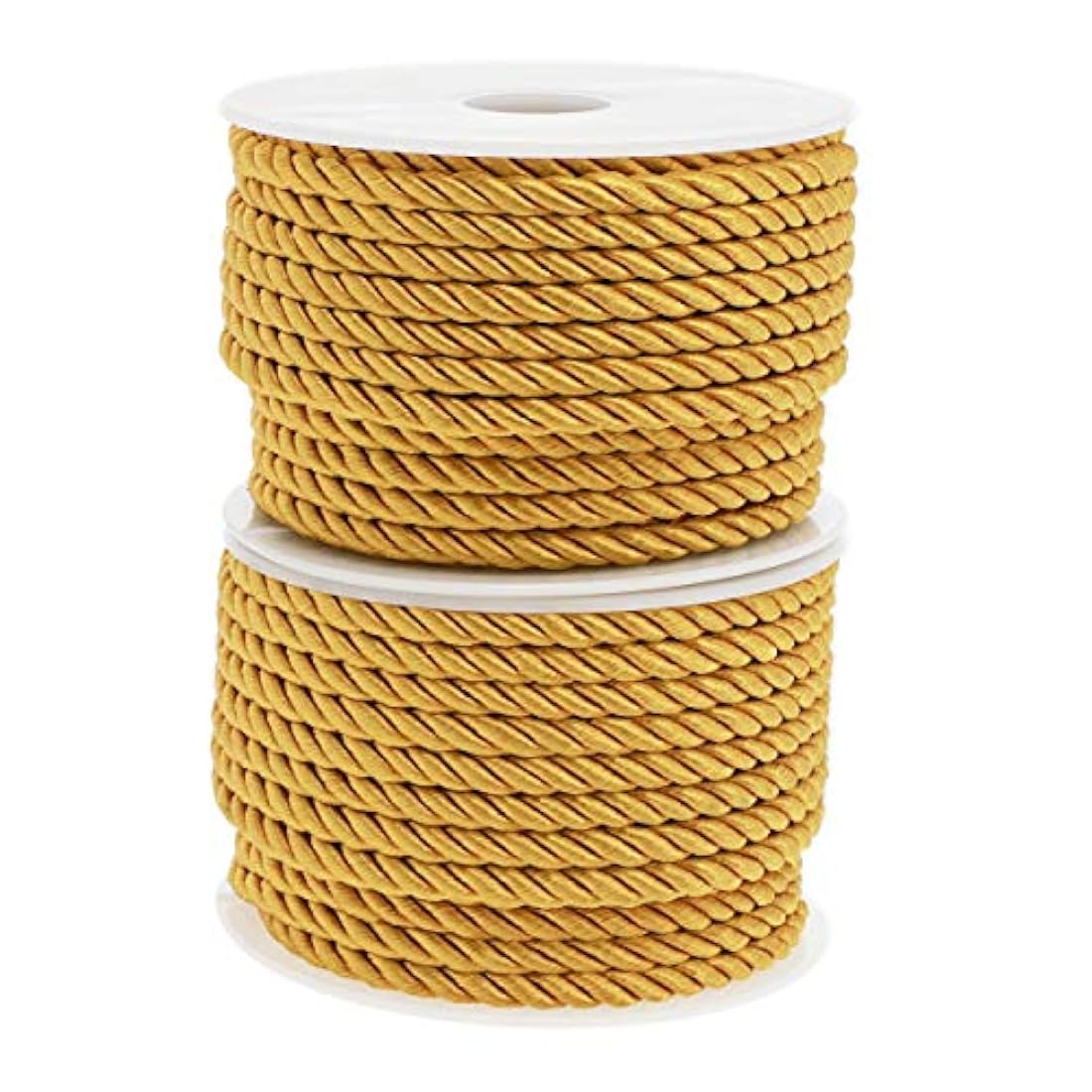 Cuerda trenzada de nailon para cordel de 18 yardas oro
