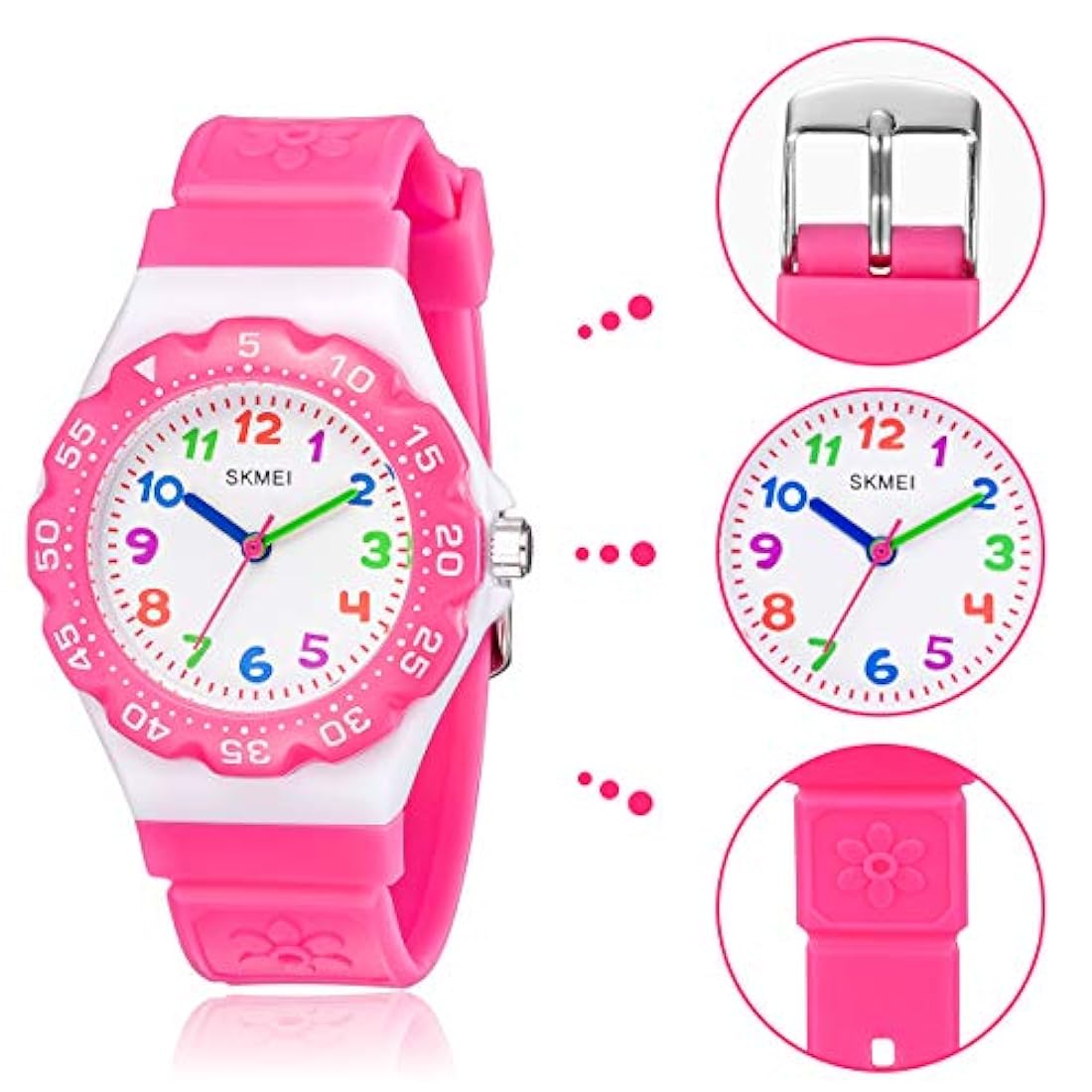 Relojes para niños Niñas de pulsera de cuarzo analógico