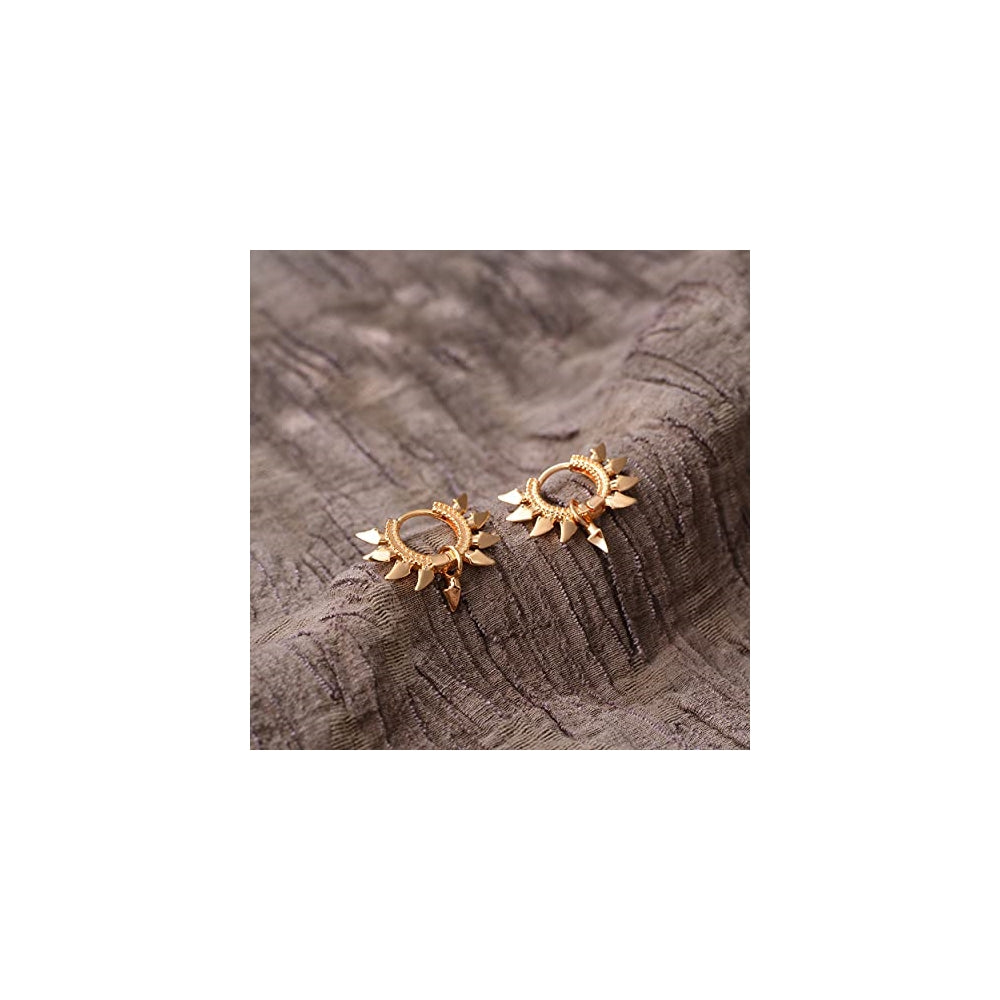 Aretes con circonita cúbica para mujer