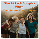 Parche complejo B-12 y B, ingredientes naturales para energía, alerta y bienestar, fabricado en Estados Unidos por Live To Shine