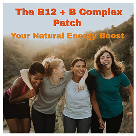 Parche complejo B-12 y B, ingredientes naturales para energía, alerta y bienestar, fabricado en Estados Unidos por Live To Shine