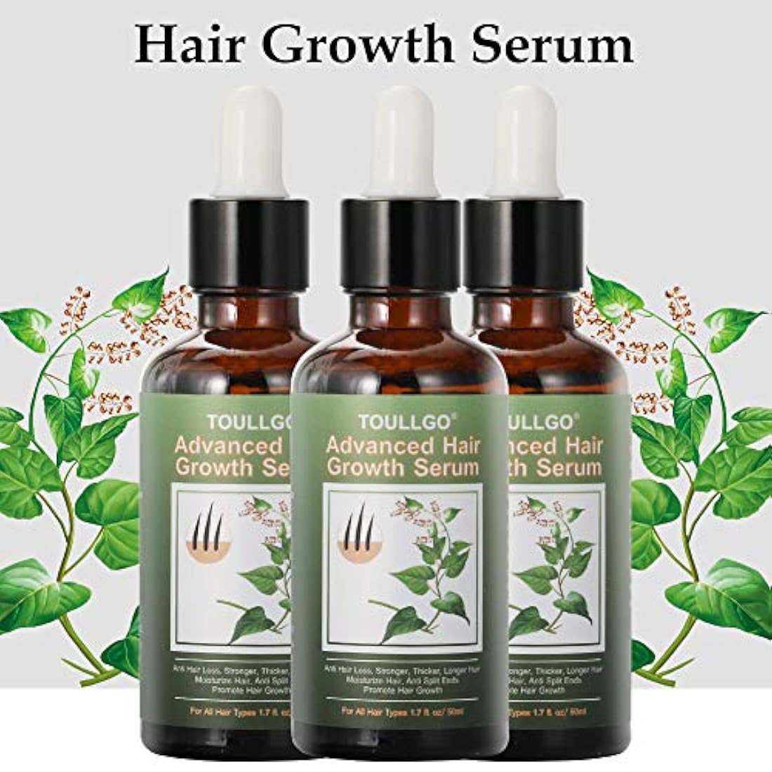 Suero para el crecimiento del cabello, tratamientos