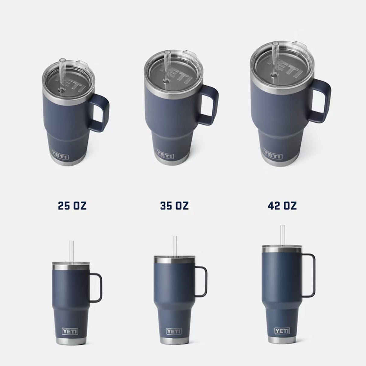 Taza YETI Rambler con Asa y Sorbete, Limonero