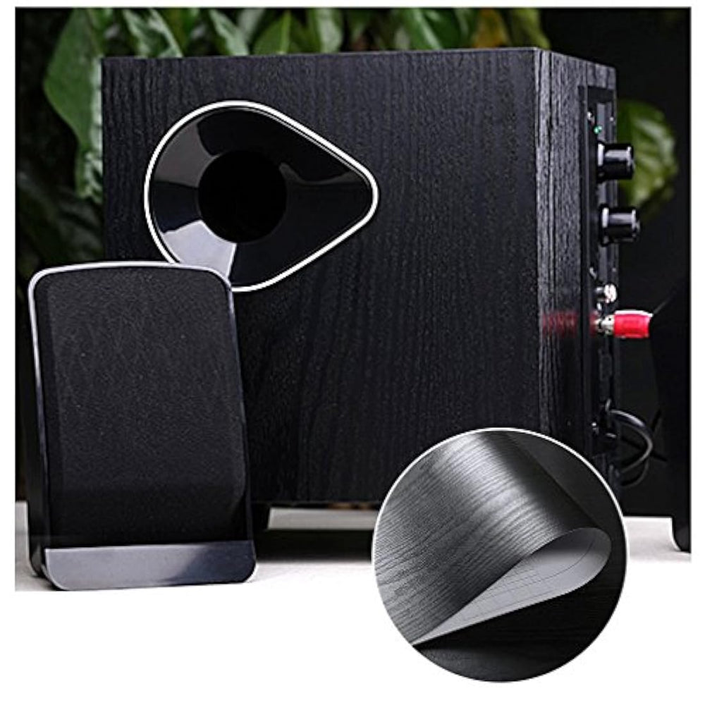 Papel pintado autoadhesivo a prueba de agua negro(24x 196)