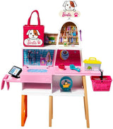 Barbie Doll y Set de Juegos con 4 Mascotas y Características de Cambio