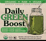 Daily Green Boost 8oz orgánico crudo Vegan GF USA