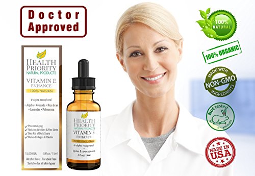 Aceite de vitamina E 100% natural la piel