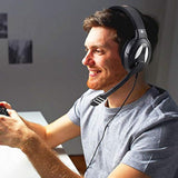 Auriculares con cable para juegos sobre la oreja 2.087 in