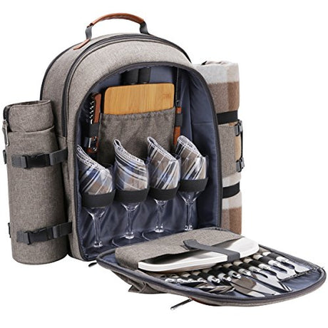 Mochila de picnic para paquete de 4 personas