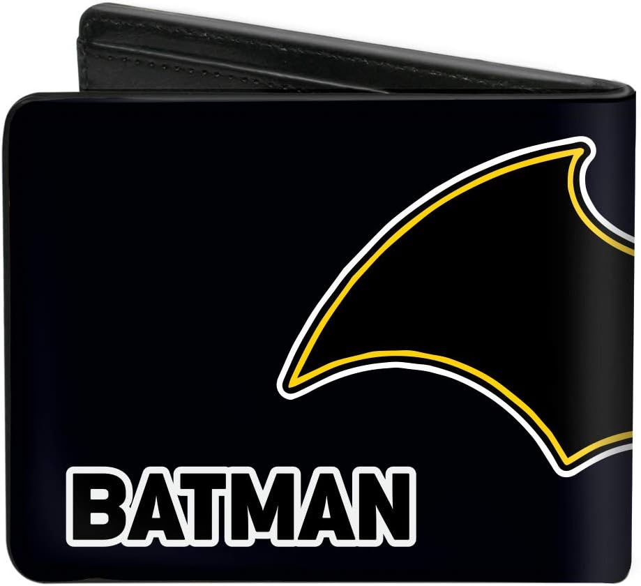 Cartera Bifold Hombre DC Comics Batman Logo Piel Vegana