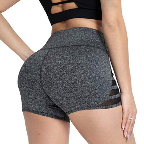 Shorts,Pantalones cortos de yoga de cintura alta para correr