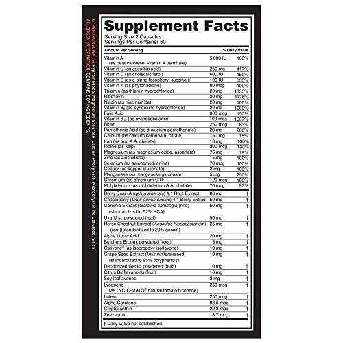 suplemento multivitamínico para mujeres 120 cápsulas