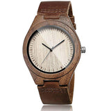 Reloj de pulsera de piel de vacuno con correa de piel