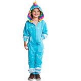 Disfraces de unicornio azul claro para Halloween talla XS
