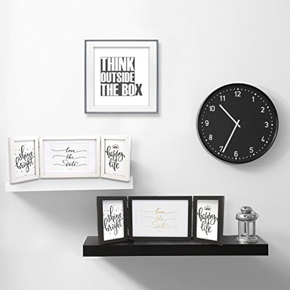 Afuly  Collage negro Plegable con bisagras Marcos de fotos