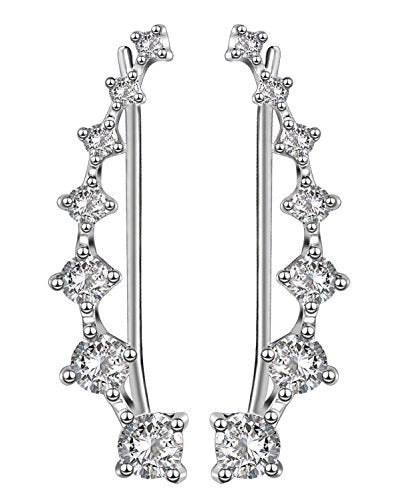 Pendientes de plata esterlina Pendiente hipoalergénico