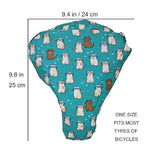Forros para bicicletas Funda impermeable para sillín