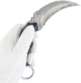 Cuchillo táctico de supervivencia de doble filo con funda