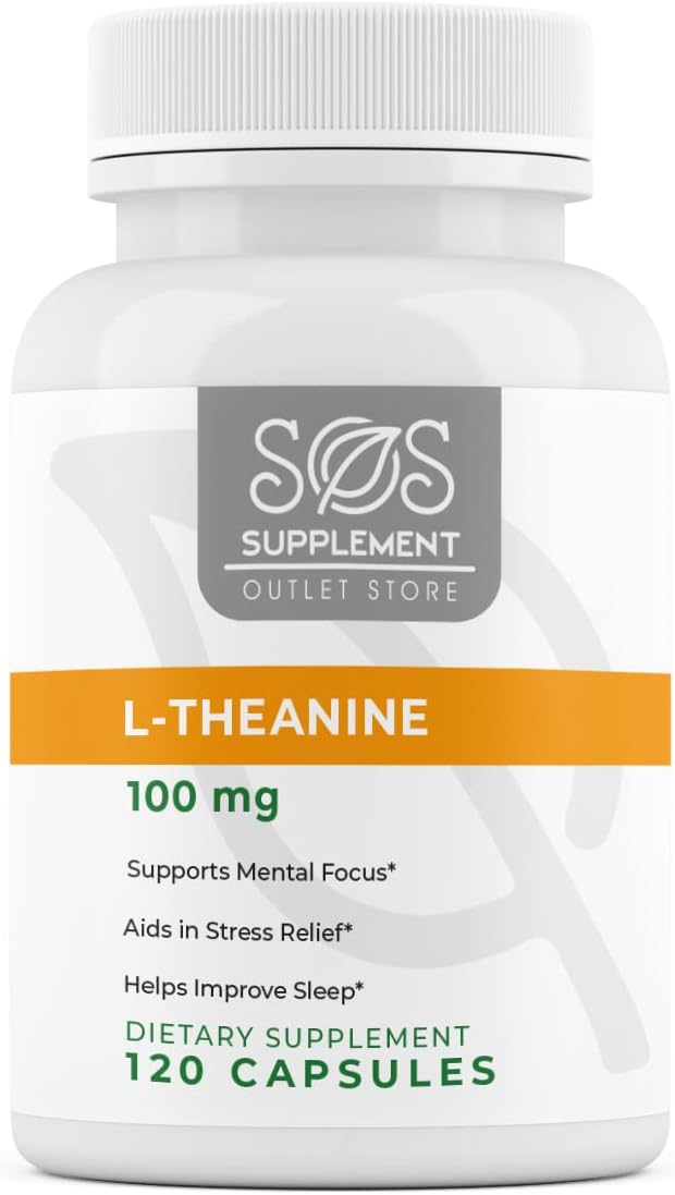 Suplemento de enfoque de apoyo cerebral 100 mg 120 unidades