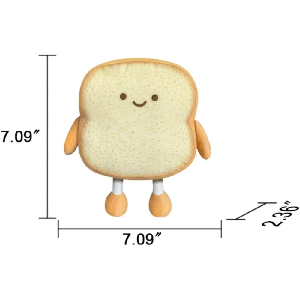Peluche de pan tostado de comida divertida