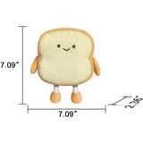 Peluche de pan tostado de comida divertida