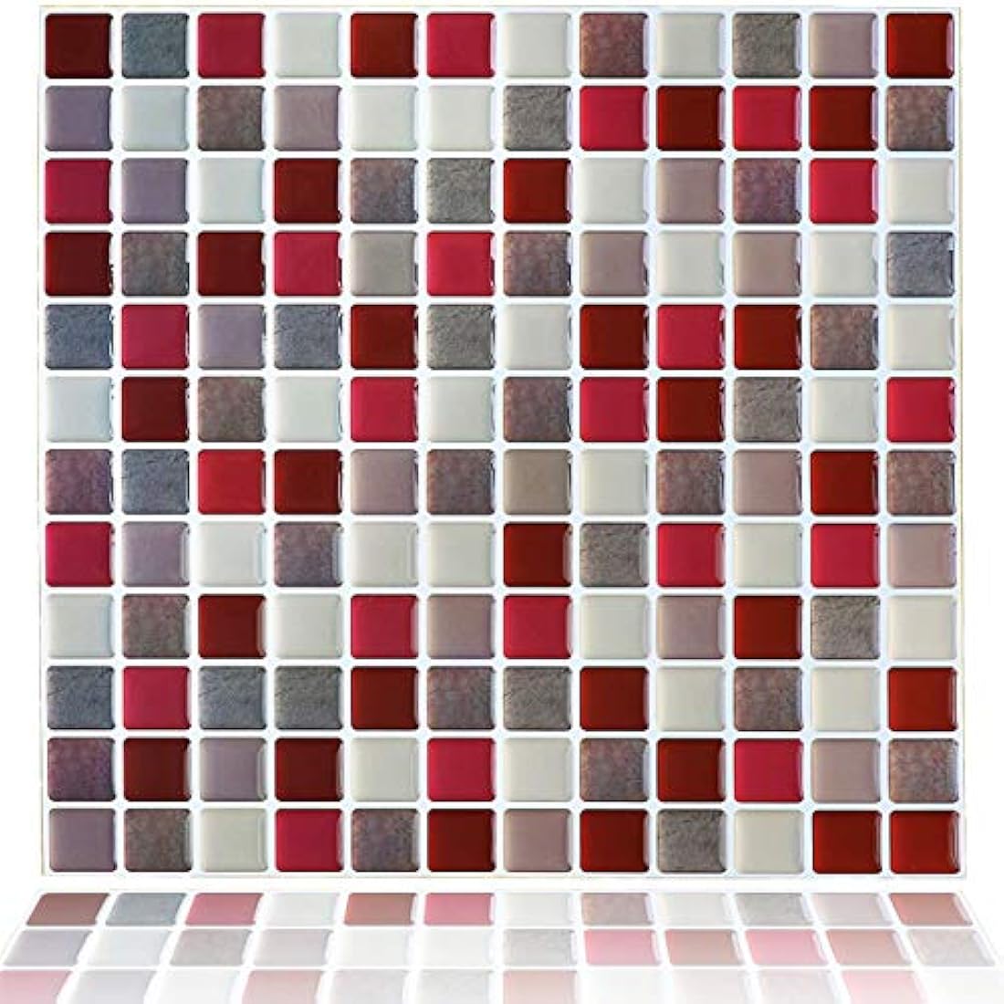 Adhesivo decorativo azulejos mosaico (23.6x23.6cm/9.3x9.3)