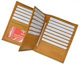 Marshal Bifold Cartera de piel auténtica con bloqueo RFID