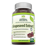 Herbal Secrets Extracto de semilla de uva 400mg, 1
