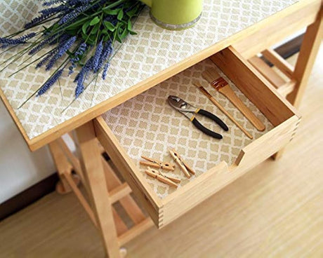 Vinilo con estampado y agarre para decorar cajón, estante,