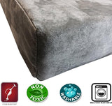 Cama de espuma viscoelástica ortopédica de gel para mascotas