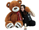 Peluche suave Animal de la felpa vida tamaño Big con patas Bigfoot