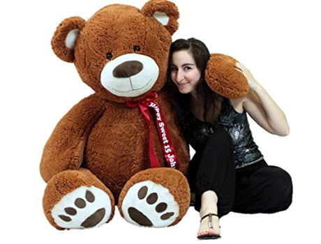 Peluche suave Animal de la felpa vida tamaño Big con patas Bigfoot