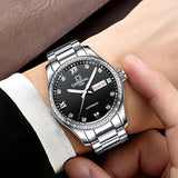 Pareja Reloj mecánico automático Reloj de cristal