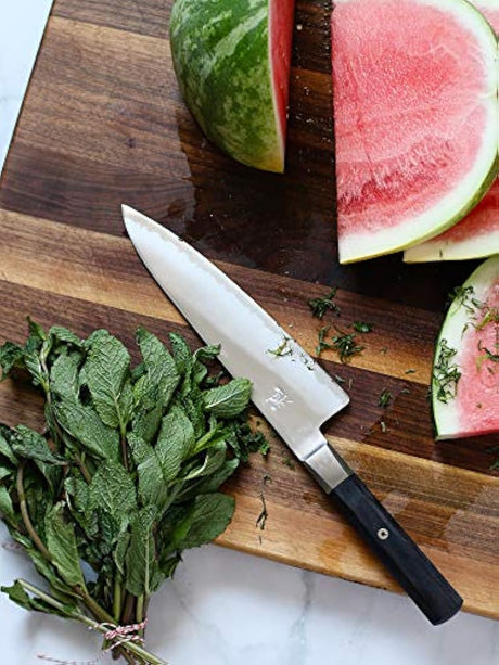 Miyabi Koh cuchillo de chef, 8, Negro/ acero inoxidable