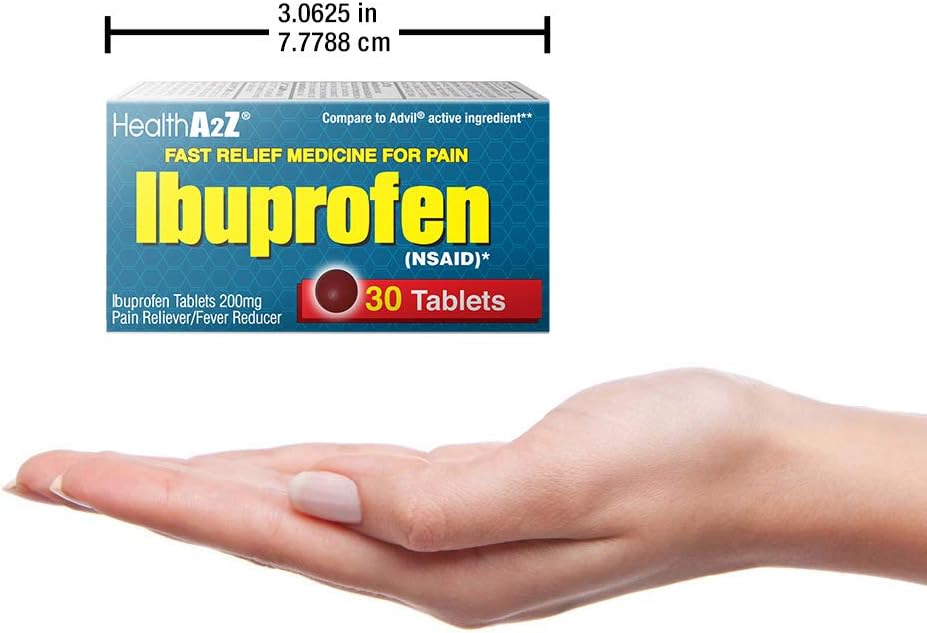 Ibuprofen Tablets 200mg SaludA2Z 720 Tab Paquete Valor