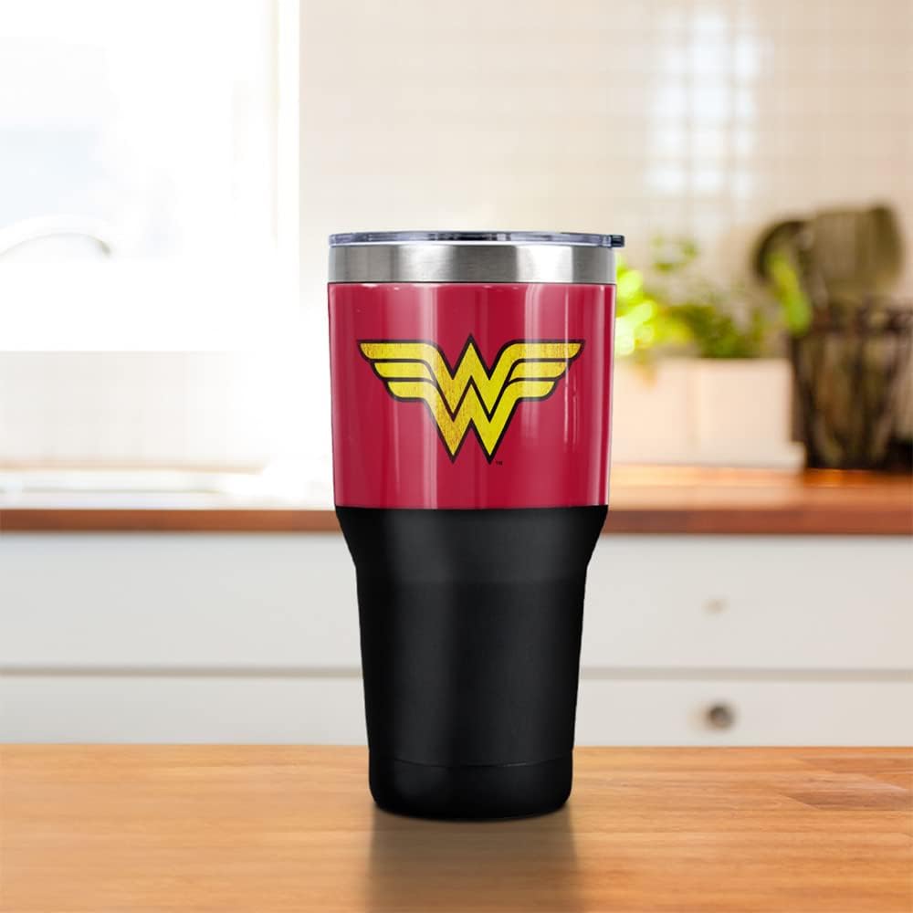 Vaso Térmico LOGOVISION Wonder Woman 30 oz Doble Pared Aislado