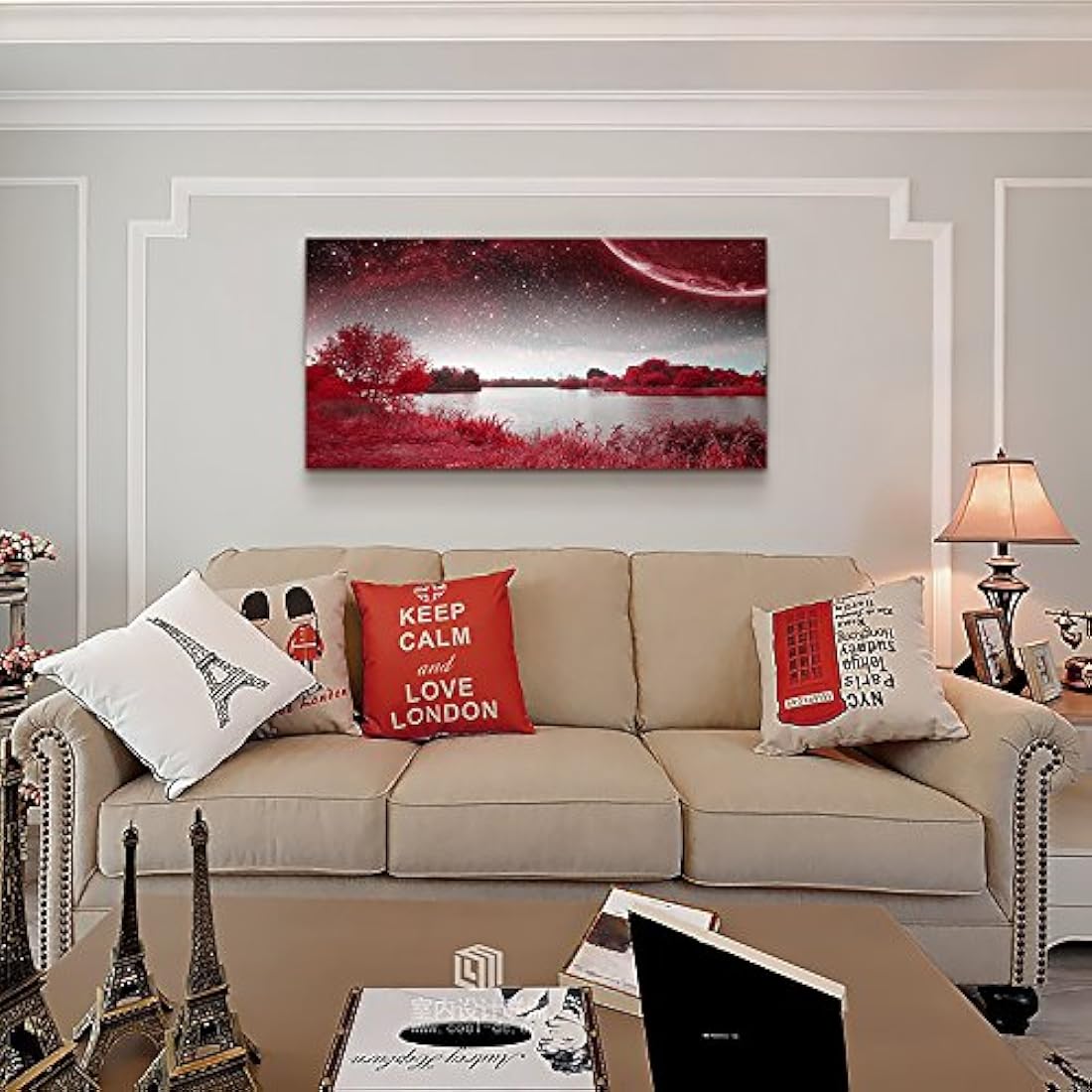 Arte de pared para sala de estar, impresión de obras d