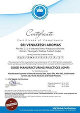 Aceites certificados por SVA Organics USDA