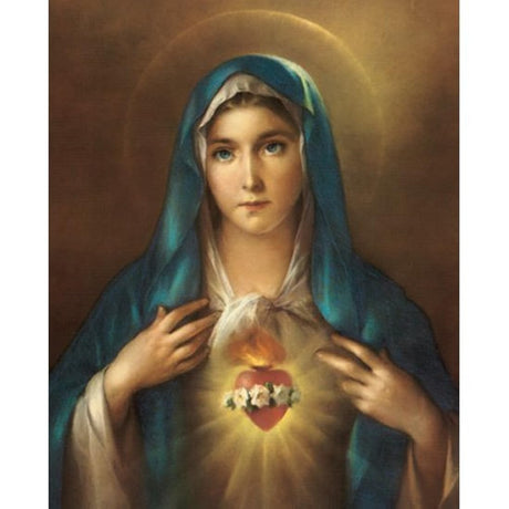 Inmaculado Corazón de María – impresa en papel linea