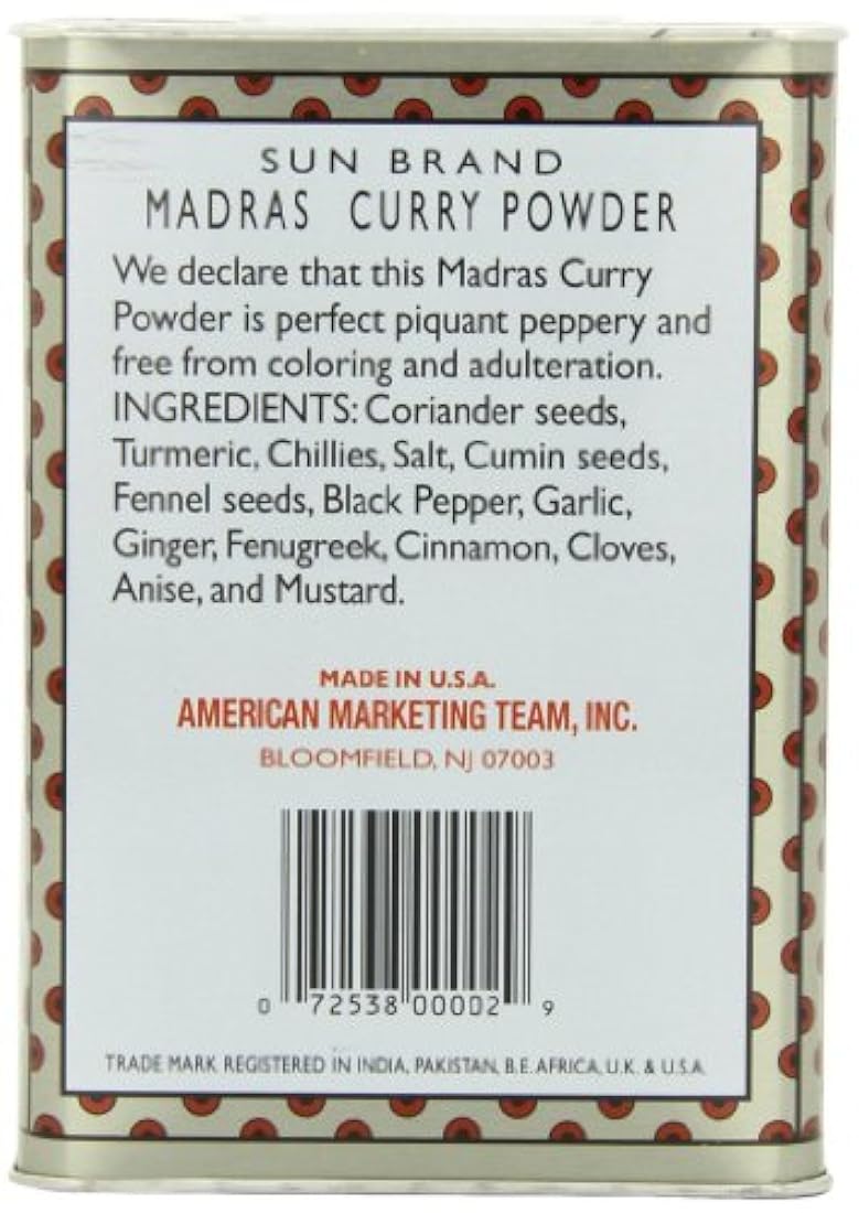 Brand Madras para curry (1 libra)